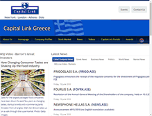 Tablet Screenshot of greece.capitallink.com
