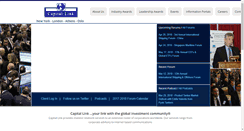 Desktop Screenshot of capitallink.com